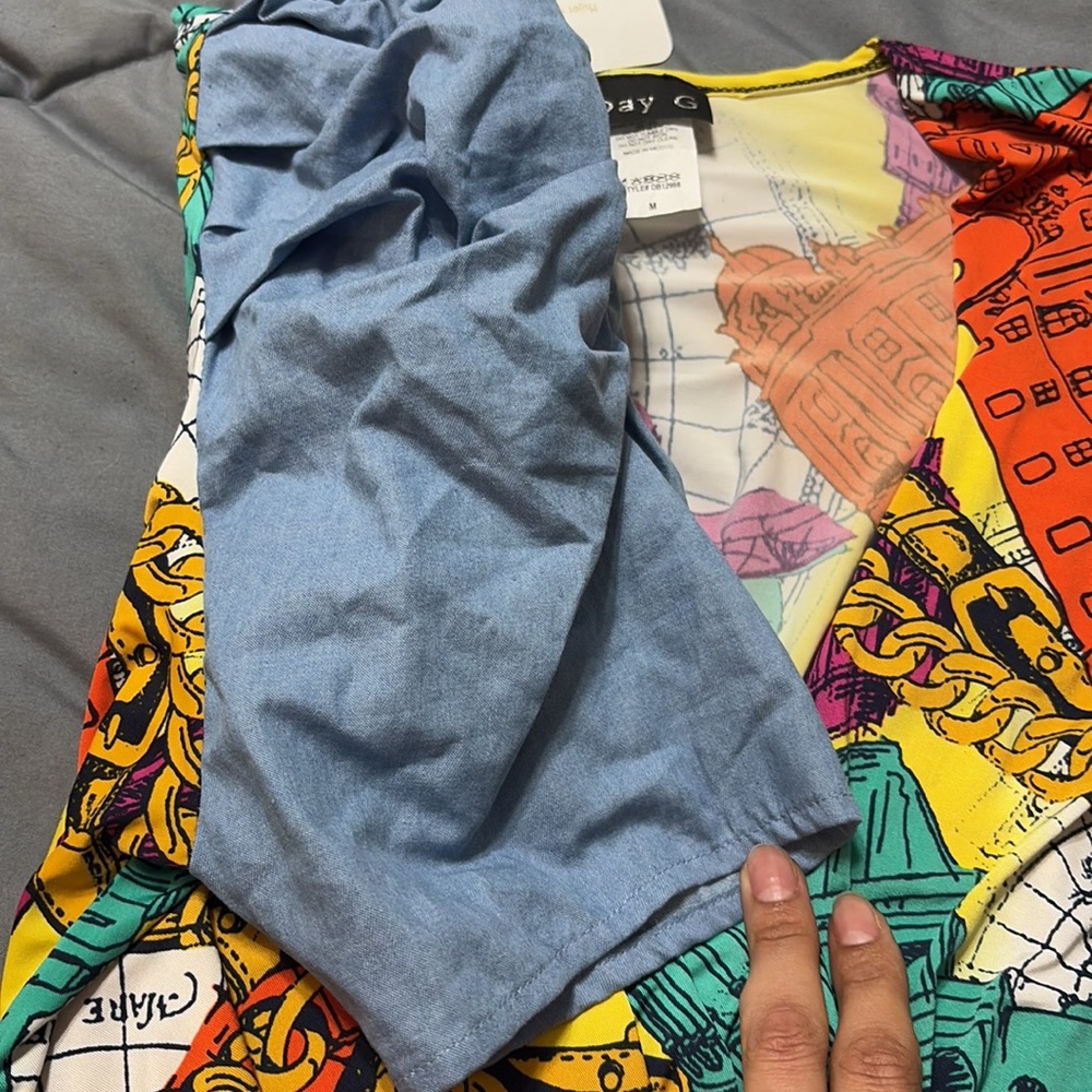 Day G Colorful Patterned Bodysuit - Picture 3 of 6